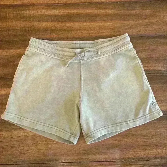 Chubbies Women's Shorts Elastic Waist Size S Green Cotton Pockets - Picture 1 of 12
